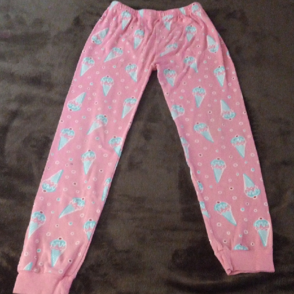 Pink Ice Cream Kids Pajama Pants